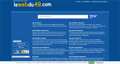 Desktop Screenshot of lewebdu49.com